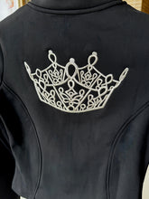 Load image into Gallery viewer, Jacket- Black Zip-Up Crown Jacket

