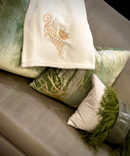 Load image into Gallery viewer, Blanket Ultra Plush Embroidered with MVA Logo in Winter White
