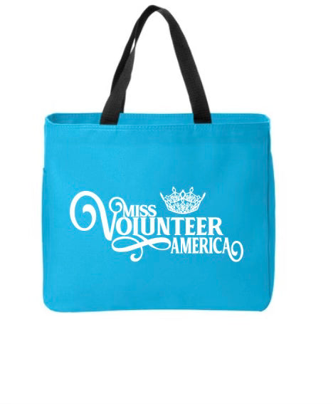 Tote Bag Miss Volunteer America Turquoise