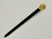 Load image into Gallery viewer, Pencil topped with Gold Crown
