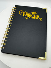 Load image into Gallery viewer, Journal Black with Gold MVA Logo
