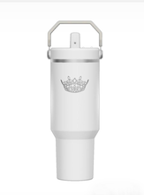 Load image into Gallery viewer, Stanley Frost IceFlow 2.0 Flip 30oz. Straw Tumbler with Silver MVA engraved crown
