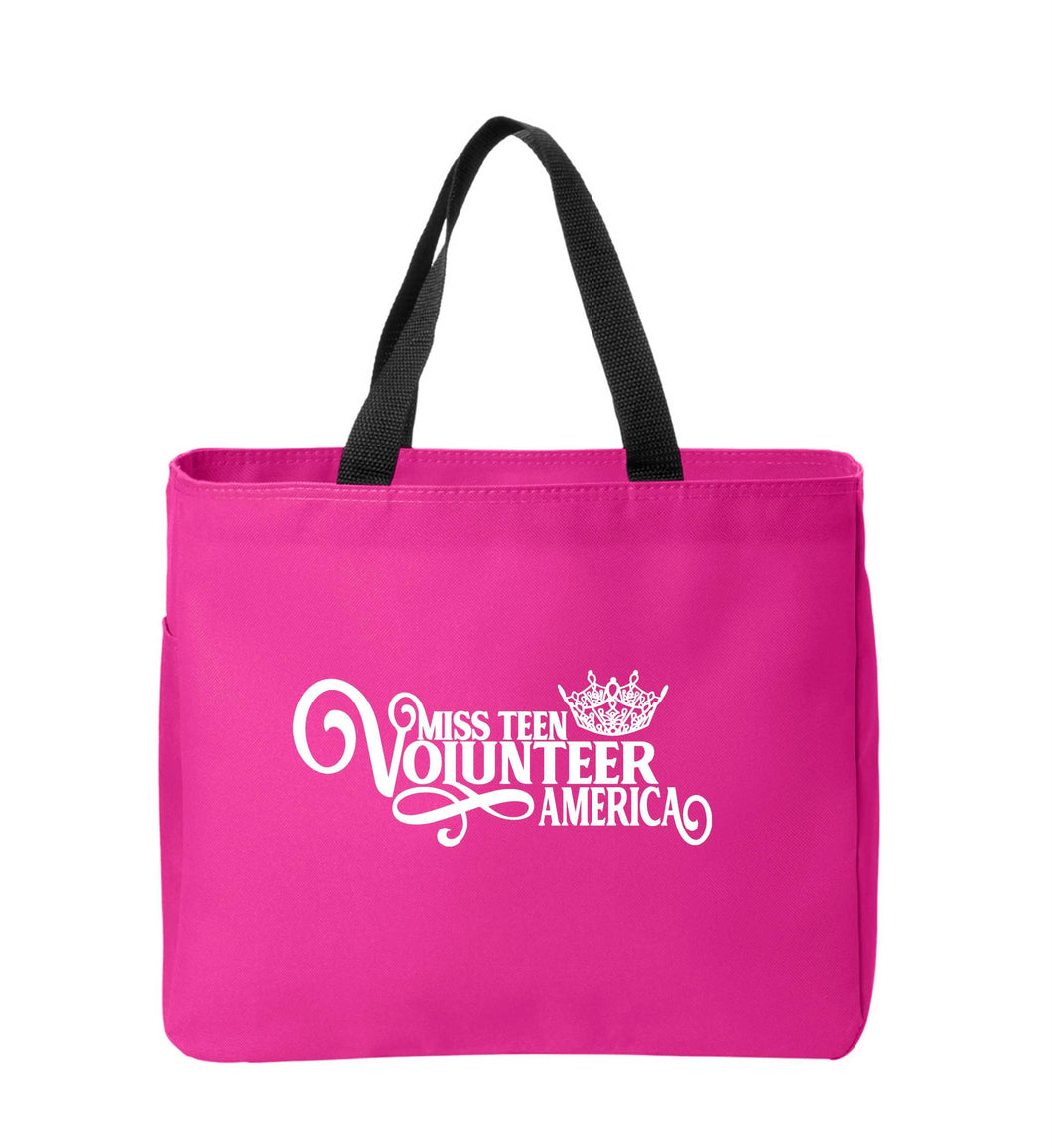 Tote Bag Miss Teen Volunteer America Hot Pink