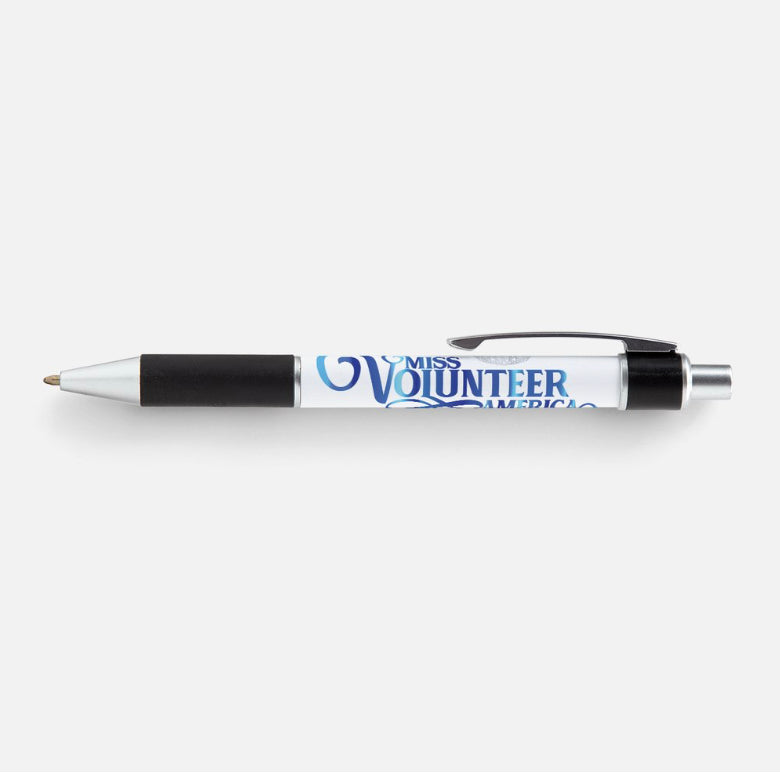 Pen Ballpoint Click Top MVA Logo