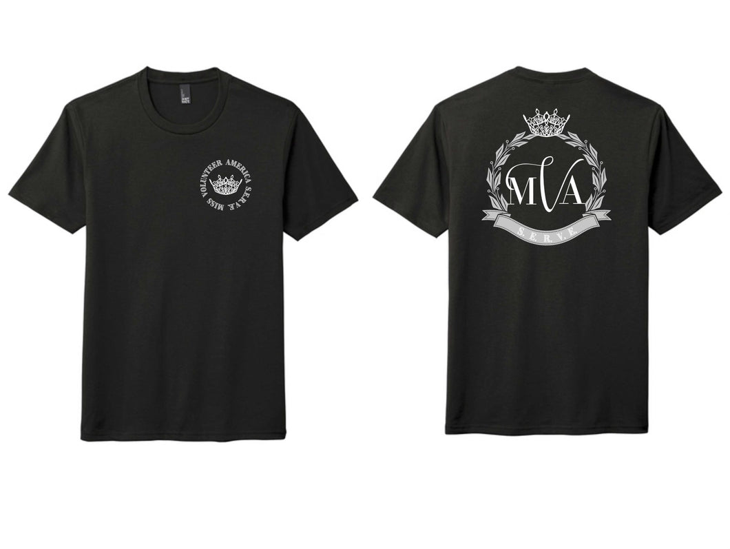 T-shirt Black Short Sleeve MVA Crest