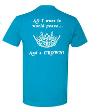 Load image into Gallery viewer, T-Shirt World Peace &amp; A Crown
